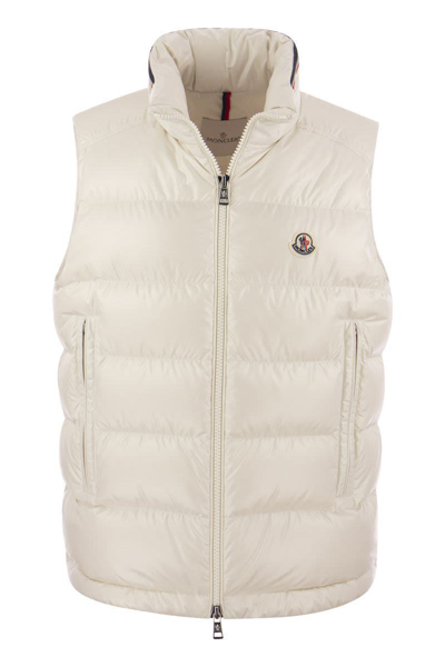 Moncler Down Ouse Gilet In White