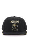 MOSCHINO MOSCHINO BASEBALL CAP WITH METAL LOGO