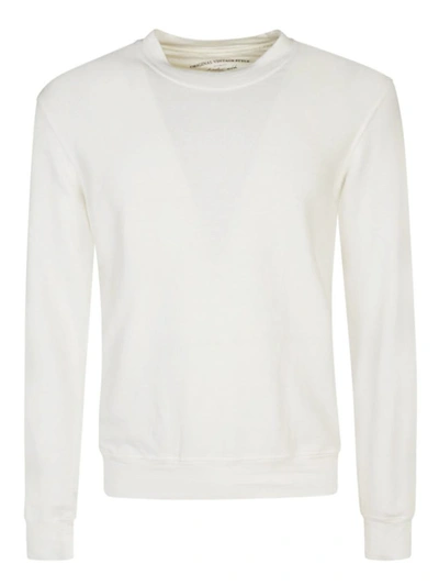 Original Vintage Cotton Blend Linen Sweatshirt In White