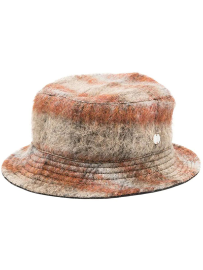 Our Legacy Hat In Ament Check Mohair