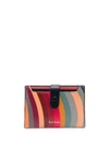 PAUL SMITH PAUL SMITH SWIRL LEATHER CREDIT CARD CASE