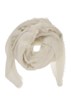 PESERICO PESERICO FRINGED SCARF IN SOFT MODAL, VISCOSE AND COTTON