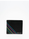 PS BY PAUL SMITH PS PAUL SMITH STRIPED LEATHER WALLET