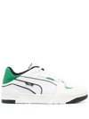 Puma Slipstream Bball Low-top Sneakers In White Archive Green