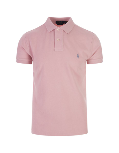 Ralph Lauren Polo Shirt With Pony In Pink