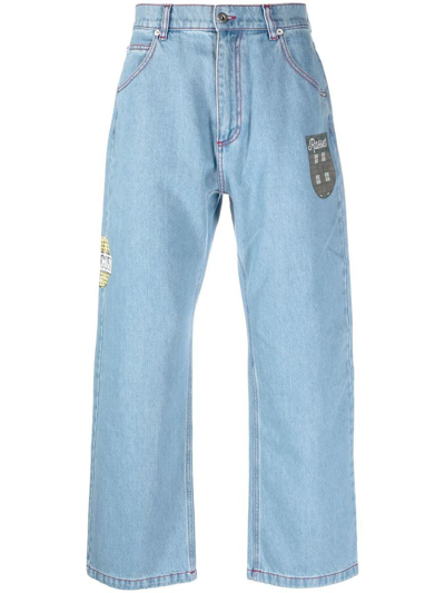 Rassvet Blue Varsity Jeans In 1 Light Blue