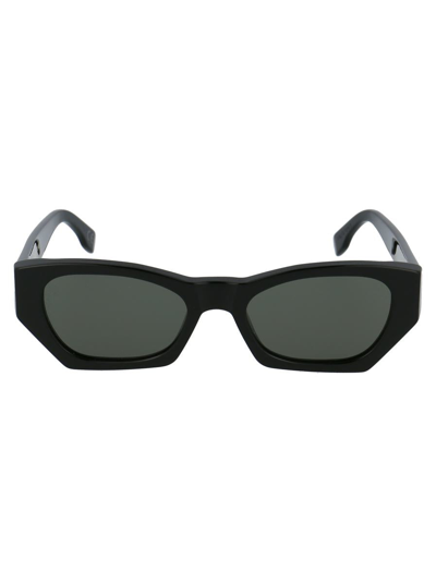 Retrosuperfuture Sunglasses In Black Faded