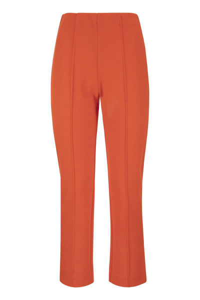 Sportmax Felix - Slim-fit Trousers In Orange
