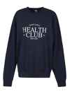 Sporty And Rich Health Crewneck Sweatshirt In Blue