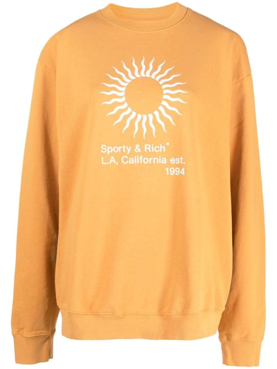 Sporty And Rich Sporty & Rich Sweater In Gold