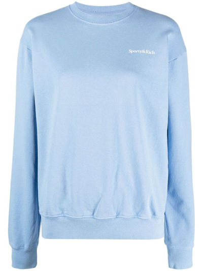 Sporty And Rich Sporty & Rich Sweater In Periwinkle