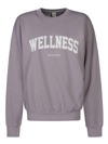 Sporty And Rich Wellness Ivy Printed Cotton-jersey Sweatshirt In Lilac