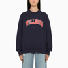 Sporty And Rich Wellness Ivy Sweatshirt In Blue