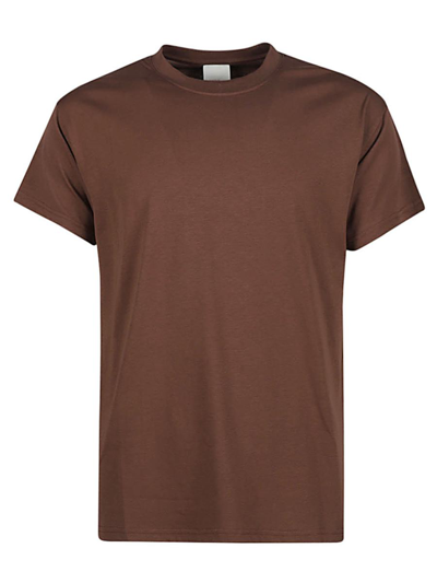 Stockholm Surfboard Club Organic Cotton T-shirt In Brown