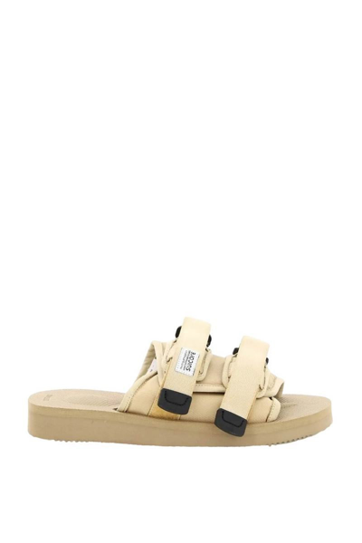 Suicoke Sandals In Ivory Brown