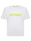 Sunnei T-shirt E Polo Dust In Beige