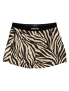 TOM FORD TOM FORD BERMUDA SHORTS WITH ANIMAL PATTERN
