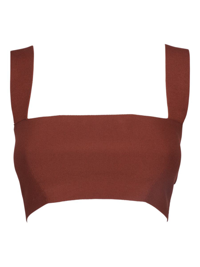 Victoria Victoria Beckham Victoria Beckham Top Clothing In Brown