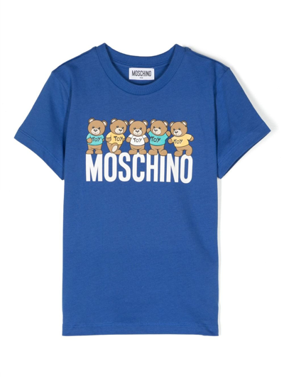 Moschino Kids' Htm03ulaa2040457 In Blue