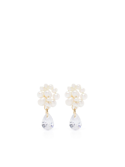 Completedworks Time Is Layered In Ice Earrings In Neutrals