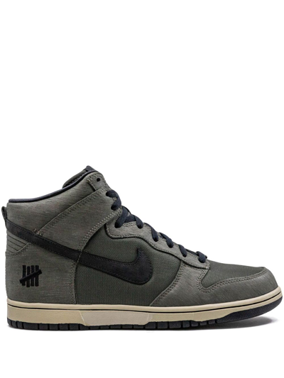 Nike X Undefeated Dunk High Sp "ballistic" Sneakers In Green