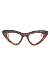 Lapima Julieta Havana Cat-eye Glasses In Brown