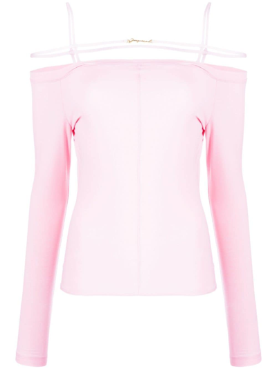 Jacquemus Pink Le Papier 'le T-shirt Sierra' Long Sleeve T-shirt