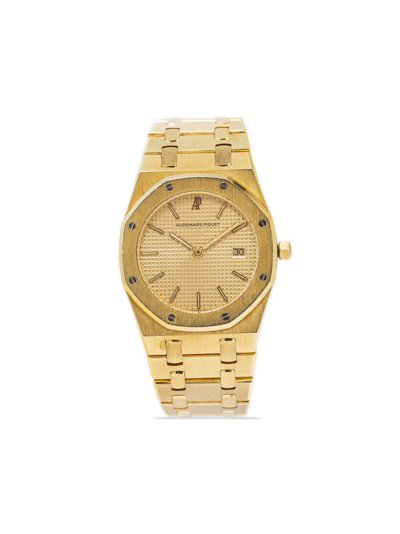 Pre-owned Audemars Piguet  Royal Oak 33mm In Gold