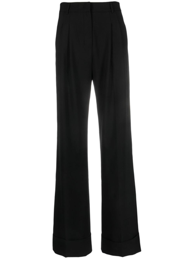 The Andamane Wide-leg Tailored Trousers In Black