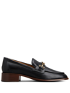 Tod's Leather Loafers In Black