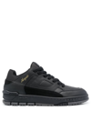 Axel Arigato Area Lo Sneakers In Black Suede And Leather In Black