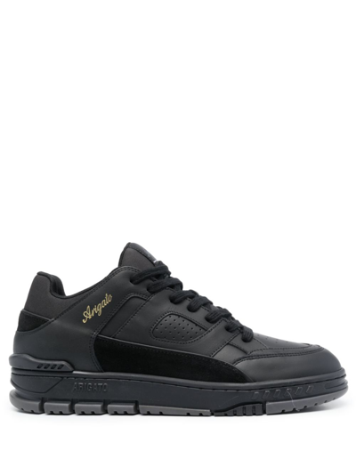 Axel Arigato Area Lo Leather Trainers In Black