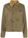 Polo Ralph Lauren Short Jacket In Technical Cotton In Green