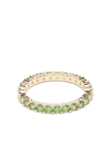 Swarovski Matrix Crystal-embellished Ring In Green