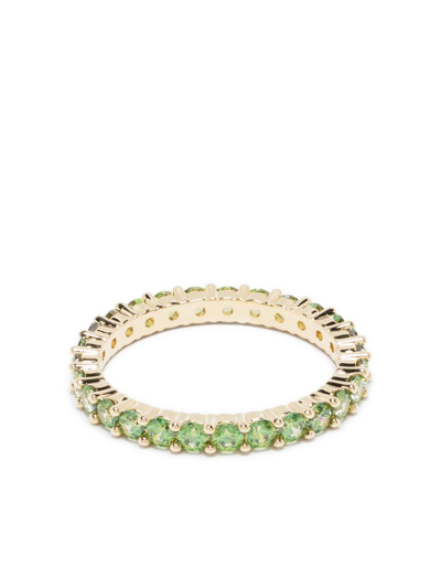 Swarovski Matrix Crystal-embellished Ring In Green