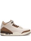 Jordan Mens Light Orewood Brown Meta Air 3 Leather Mid-top Trainers In Nude