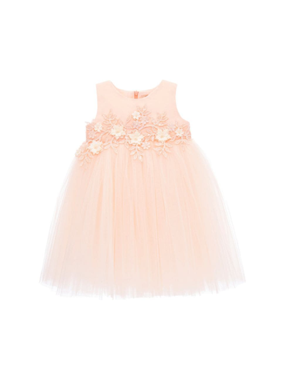Tulleen Baby Girl's Esterlee Dress In Peach