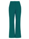 Trina Turk Women's Lulu Cropped Straight-leg Pants In Pool Teal