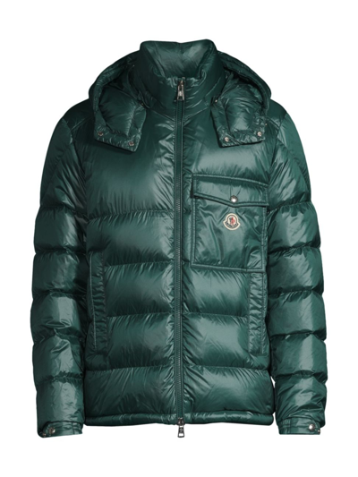 Moncler Wollaston Padded Jacket In Forest Green
