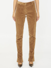 Dolce & Gabbana Dolce&gabbana Sand Velvet Trousers In Beige