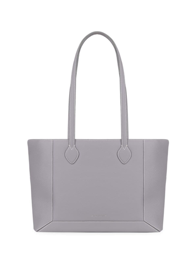 Strathberry Colorblock Leather Tote Bag, Frost Grey Oat NA, Women's, Handbags & Purses Tote Bags & Totes