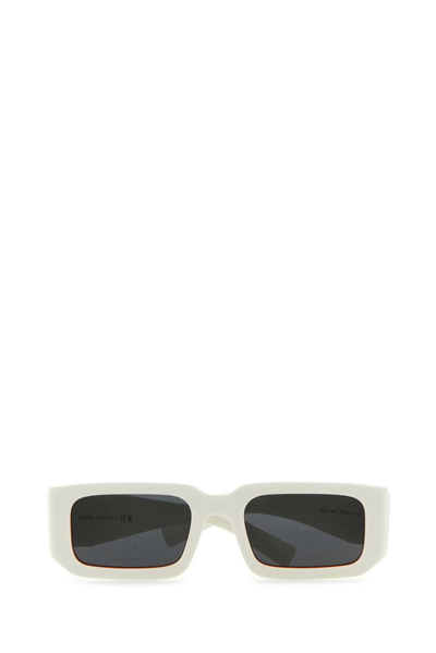 Prada Eyewear Rectangle In White