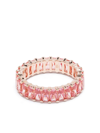 Swarovski Matrix Crystal-embellished Ring In Pink