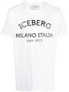 ICEBERG LOGO-PRINT COTTON T-SHIRT