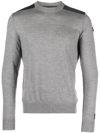 Paul & Shark Fine-knit Wool Jumper In Grey