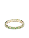 Swarovski Matrix Crystal-embellished Ring In Green