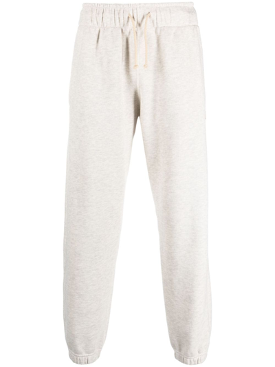 Autry Drawstring-waist Cotton Track Pant In Grey