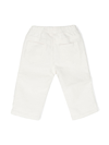 Il Gufo Elasticated-waist Cotton Chinos In White
