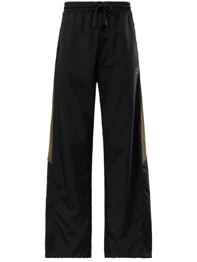 Reebok Special Items Vector Blocked Panelled Drawstring Track Pants In Black