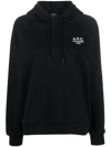 Apc A.p.c. Black Cotton Sweatshirt In Black